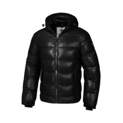 Kurtka zimowa męska Pitbull z kapturem Pepperwood. Niebieskie kurtki PITBULL, na zimę, l, bez wzorów, z kapturem. W wyprzedaży za 273.90 zł.