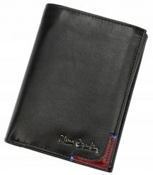 Portfel męski Pierre Cardin [DH] 330 TILAK75 czarny. Czarne portfele z aplikacjami, ze skóry. Za 41.00 zł.