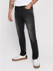 Only & Sons Jeansy Loom 22010447 Czarny Slim Fit. Czarne jeansy Only & Sons, m. Za 129.99 zł.