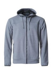 Clique Bluza z kapturem Ottawa z miękkiego poliestru. Szare bluzy z kapturem CLIQUE, l, bez wzorów, z materiału, z kapturem. Za 243.99 zł.