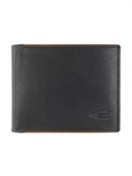 Camel Active Skórzany portfel "Cruise" w kolorze czarnym - 11 x 8,7 x 1,5 cm rozmiar: onesize. Czarne portfele Camel Active, bez wzorów, z materiału. Za 135.17 zł.