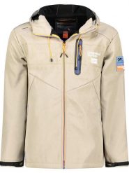 Geographical Norway Kurtka softshellowa "Raoul" w kolorze beżowym rozmiar: XXL. Brązowe kurtki outdoor i hardshell Geographical Norway, xxl, bez wzorów, bez kaptura. Za 178.95 zł.