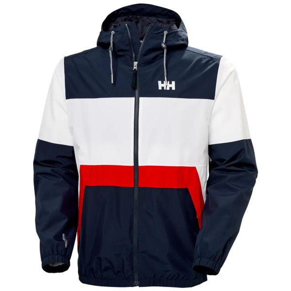 Kurtka wodoodporna Helly Hansen Koster. Niebieskie kurtki Helly Hansen, m, bez wzorów, z materiału, bez kaptura. Za 638.50 zł.
