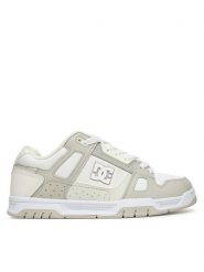 DC Sneakersy STAG DC01813110 Beżowy. Brązowe buty sportowe casual DC, bez wzorów, ze skóry, bez zapięcia. Za 299.99 zł.