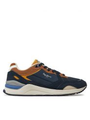 Pepe Jeans Sneakersy X20 Rise PMS60018 Granatowy. Niebieskie buty sportowe casual Pepe Jeans, bez wzorów, z jeansu, bez zapięcia. Za 229.99 zł.