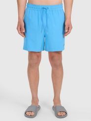 4F Szorty kąpielowe w kolorze błękitnym rozmiar: S. Niebieskie krótkie spodenki sportowe 4F, s, bez wzorów, z materiału. Za 74.63 zł.