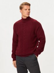 Hechter Paris Golf 65019 142814 Czerwony Regular Fit. Czerwone golfy Hechter Paris, l, bez wzorów, z wełny, bez kołnierzyka, bez ramiączek. Za 679.99 zł.