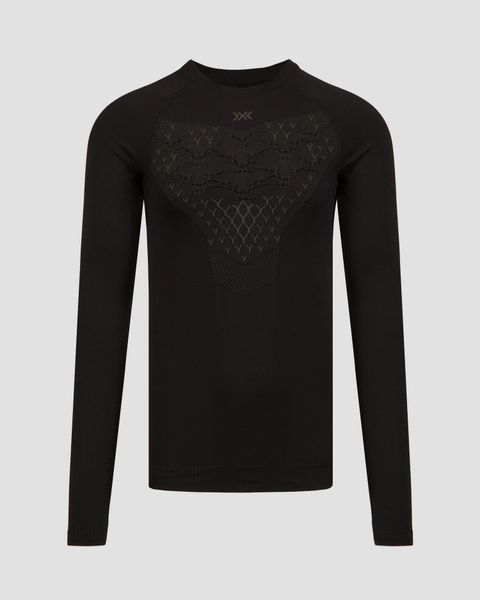 Koszulka biegowa męska termoaktywna X-Bionic Twyce Run Shirt LS Black. Czarne bielizna termoaktywna X BIONIC, na lato, l, bez wzorów, z materiału, bez ramiączek, na fitness i siłownię. Za 557.15 zł.