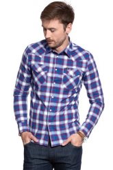 KOSZULA LEE WESTERN SHIRT LIMOGES L643GIFE 112115355. Białe koszule Lee, l, bez wzorów, z materiału, bez kołnierzyka, bez ramiączek. W wyprzedaży za 79.99 zł.