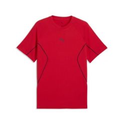 Męska koszulka PUMA Sport PUMA. Czerwone t-shirty sportowe Puma, bez wzorów, bez ramiączek, na fitness i siłownię. Za 129.00 zł.