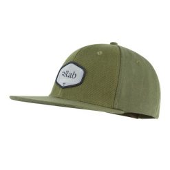 Czapka z daszkiem bawełniana Rab Axion Badge Cap. Czarne czapki z daszkiem RAB, bez wzorów, z bawełny. Za 143.99 zł.
