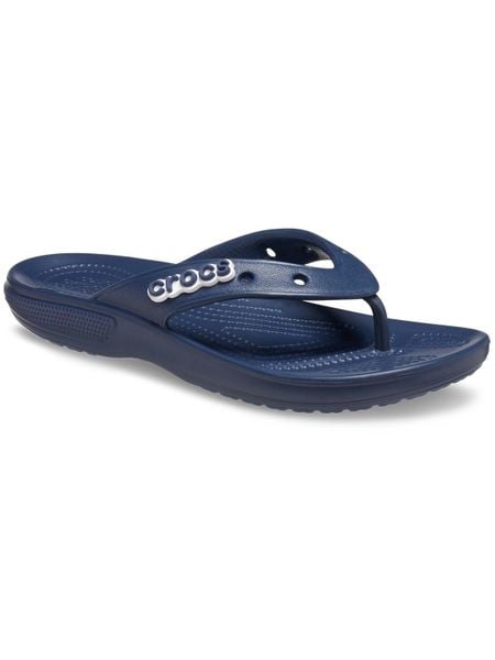 Sandały Dorosły Crocs Crocs Classic Flip niebieskie niebo. Niebieskie sandały Crocs, z gumy, bez zapięcia. Za 97.99 zł.