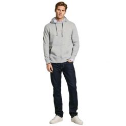 Bluza z kapturem Pepe Jeans Dexter Hoodie. Szare bluzy z kapturem Pepe Jeans, bez wzorów, z jeansu, z kapturem. W wyprzedaży za 296.50 zł.