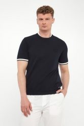 Sweter męski z krotkim rękawem LIU JO. Swetry nierozpinane Liu Jo, l, bez wzorów, bez kołnierzyka, bez ramiączek. Za 429.00 zł.