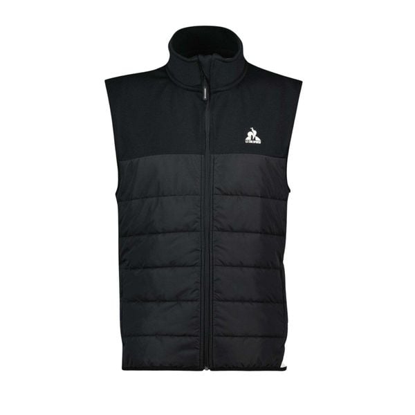 Kurtka puchowa bez rękawów Le Coq Sportif Contemporain N°1. Czarne kurtki le coq sportif, bez wzorów, z puchu, bez kaptura. W wyprzedaży za 333.10 zł.