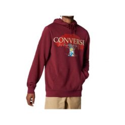 Odzież Męskie Converse. Czerwona bluzy Converse, m, bez wzorów, bez kaptura. Za 308.99 zł.