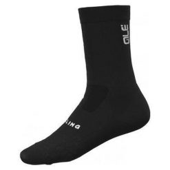 Skarpety rowerowe Alé Digitopress. Czarne skarpety ALÉ CYCLING, bez wzorów. Za 47.00 zł.