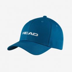 Czapka Head Promotion. Niebieskie czapki z daszkiem Head, bez wzorów, z bawełny. Za 120.50 zł.