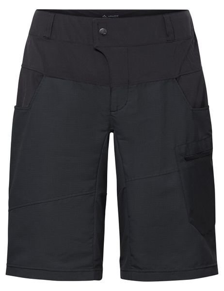 Spodenki rowerowe z wyściełaną wkładką M Qimsa Shorts II. Czarne spodenki rowerowe Vaude, l, bez wzorów, z materiału, wspinaczkowe. Za 559.00 zł.