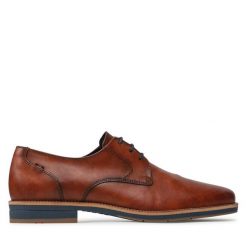 Półbuty Lloyd. Brązowe eleganckie półbuty Lloyd, bez wzorów, bez obcasa, bez zapięcia. Za 599.99 zł.