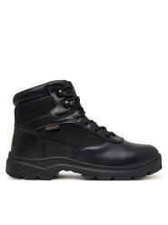 Skechers Trekkingi Wascana – Benen WP 77526EC Czarny. Czarne botki sznurowane Skechers, bez wzorów, ze skóry, bez obcasa, bez zapięcia. Za 379.99 zł.