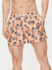 Boss Szorty kąpielowe Ery 50515718 Pomarańczowy Regular Fit. Brązowe kąpielówki Boss, m, bez wzorów, z syntetyku. Za 189.99 zł.
