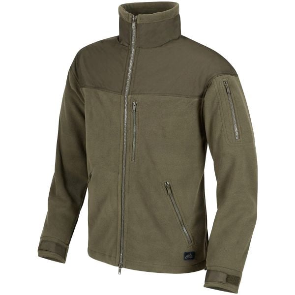 Kurtka polarowa męska Helikon-Tex Classic Army Fleece. Zielone kurtki Helikon-Tex, m, bez wzorów, z polaru, bez kaptura. Za 209.99 zł.