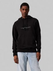 CALVIN KLEIN JEANS Bluza w kolorze czarnym rozmiar: L. Czarne bluzy z kapturem Calvin Klein Jeans, l, bez wzorów, z bawełny, z kapturem. Za 232.78 zł.