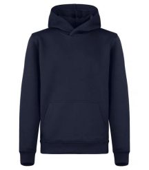 Clique Bluza z kapturem Basic Active Junior z barwionej przędzy – Dark Navy. Niebieskie bluzy z kapturem CLIQUE, m, bez wzorów, z kapturem. Za 144.42 zł.