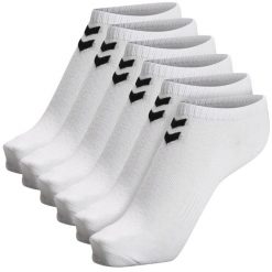 Skarpetki Hummel hmlCHEVRON 6-PACK ANKLE SOCKS uniwersalne. Białe skarpety Hummel, bez wzorów. Za 77.00 zł.