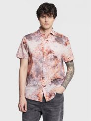 Guess Koszula M3GH65 WFDS1 Różowy Regular Fit. Czerwone koszule Guess, m, z aplikacjami, z bawełny, bez kołnierzyka, bez ramiączek. Za 199.99 zł.