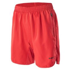 Spodenki męskie treningowe Hi-Tec Hicko - czerwone, Rozmiar M. Czerwone buty treningowe Hi-tec, m, bez wzorów, z materiału. W wyprzedaży za 69.99 zł.