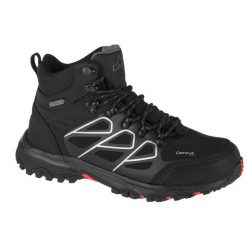 Buty trekkingowe męskie, Campus Kamet. Czarne buty turystyczne Campus, bez wzorów, z materiału, bez zapięcia, trekkingowe. Za 239.99 zł.