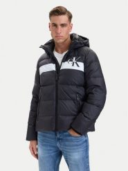 Calvin Klein Jeans Kurtka puchowa LV04RH502G Czarny Regular Fit. Czarne kurtki Calvin Klein Jeans, m, bez wzorów, z jeansu, bez kaptura. Za 999.99 zł.