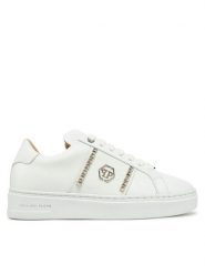 PHILIPP PLEIN Sneakersy SAES USC0732 PLE005 Biały. Białe buty sportowe casual Philipp Plein, bez wzorów, ze skóry, bez zapięcia. Za 2,489.00 zł.