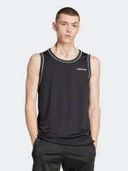 Adidas Top w kolorze czarnym rozmiar: XL. Czarne bezrękawniki Adidas, xl, bez wzorów, bez kołnierzyka, bez ramiączek. Za 105.95 zł.