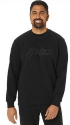 Bluza z okrągłym dekoltem Asics. Czarne bluzy z kapturem ASICS, uniwersalny, bez wzorów, z bawełny, z kapturem. Za 270.40 zł.