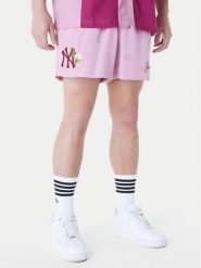 New Era Szorty sportowe New York Yankees MLB Woven 60596377 Różowy Regular Fit. Czerwone krótkie spodenki sportowe New Era, m, bez wzorów, z syntetyku. Za 199.99 zł.