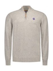 NEW ZEALAND AUCKLAND Sweter w kolorze beżowym rozmiar: XXL. Brązowe swetry nierozpinane New Zealand Auckland, xxl, bez wzorów, z wełny, bez kołnierzyka, bez ramiączek. Za 221.88 zł.