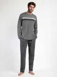 Admas Piżama "Stay at home" w kolorze antracytowym rozmiar: L. Czarne piżamy admas, l, bez wzorów, bez ramiączek. Za 165.99 zł.