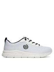 Bugatti Sneakersy Soa 345-AFA1D-6900-2000 Biały. Białe buty sportowe casual Bugatti, bez wzorów, z materiału, bez zapięcia. Za 210.99 zł.