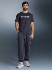 4F T-shirt regular z nadrukiem męski - szary XL. Szare t-shirty 4F, m, bez wzorów, z materiału, bez kołnierzyka, bez ramiączek. Za 69.99 zł.