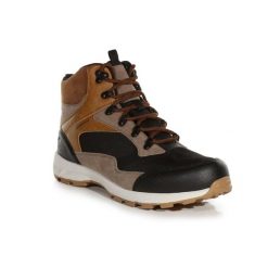 Buty trekkingowe męskie Regatta Samaris Life Demi wodoodporne. Brązowe buty trekkingowe Regatta, bez wzorów, bez zapięcia, trekkingowe. W wyprzedaży za 331.00 zł.