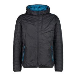 Kurtka z kapturem CMP. Szare kurtki CMP, bez wzorów, z puchu, z kapturem. Za 548.50 zł.