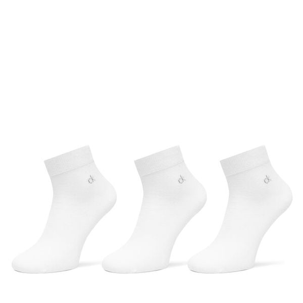 Skarpety krótkie Calvin Klein. Białe skarpety CALVIN KLEIN, bez wzorów. Za 69.99 zł.