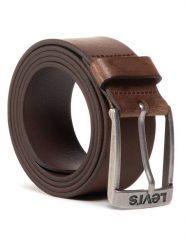 Levi's® Pasek Męski 38016-0018 Brązowy. Brązowe paski bez wzorów, ze skóry. Za 119.99 zł.