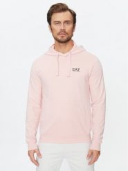 EA7 Emporio Armani Bluza 8NPM04 PJ05Z 1418 Różowy Regular Fit. Czerwone bluzy EA7 Emporio Armani, l, bez wzorów, z bawełny, bez kaptura. Za 429.99 zł.