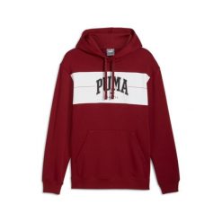 Bluza męska z kapturem PUMA SQUAD PUMA Intense Red. Czerwone bluzy Puma, m, bez wzorów, z dzianiny, z kapturem. W wyprzedaży za 154.65 zł.