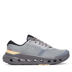 Buty do biegania On. Szare buty do biegania On, bez wzorów, bez zapięcia, do biegania. Za 719.99 zł.