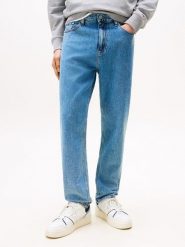 TOMMY JEANS Dżinsy "Isaac" - Regular fit - w kolorze niebieskim rozmiar: W31/L34. Niebieskie jeansy Tommy Jeans, l. Za 275.40 zł.